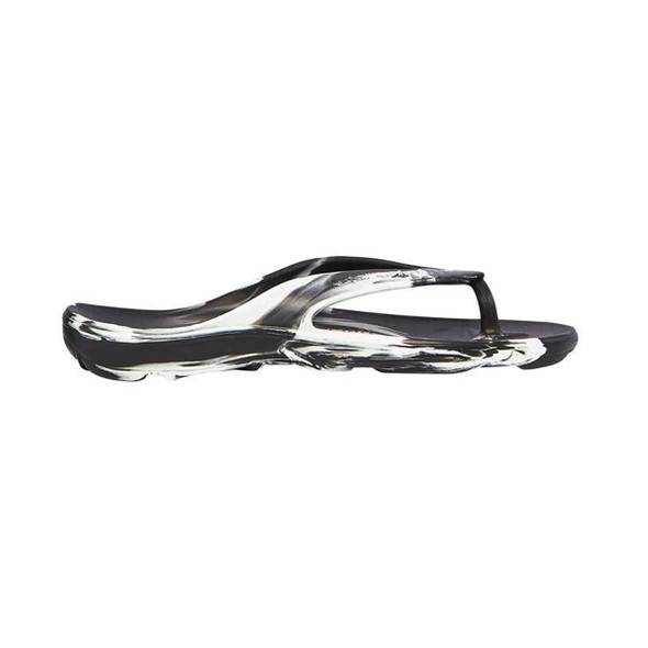 Aussie Soles Black & White Starfish 2cm Arch Support Thongs