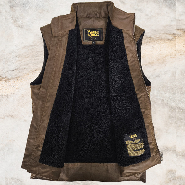 Burke & Wills Mens Bronze Stockman Vest