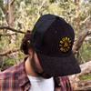 Burke & Wills Black Charlie Trucker Cap