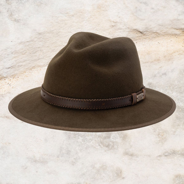Burke & Wills Dark Olive Chase Hat