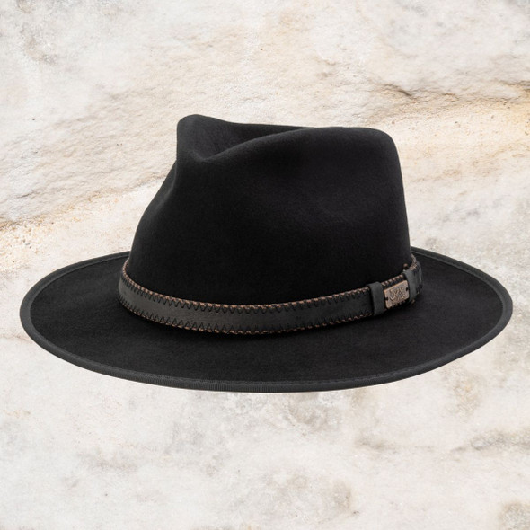 Burke & Wills Black Crawford Hat