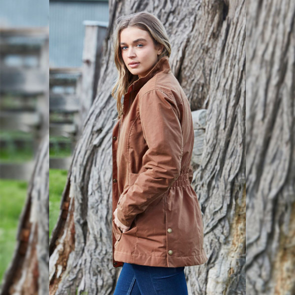 Burke & Wills Womens Dark Caramel Darling Jacket