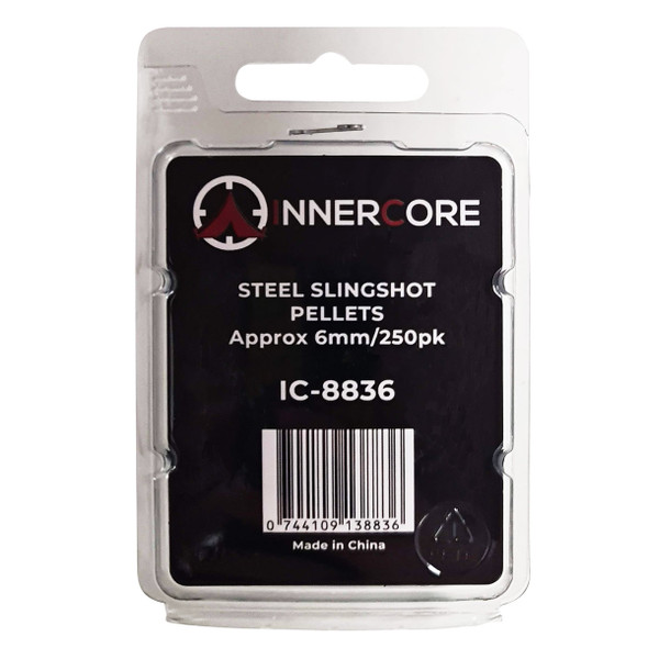 Innercore 6mm Steel Slingshot Pellets 250 Pack