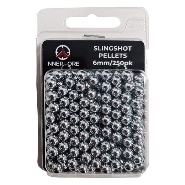 Innercore 6mm Steel Slingshot Pellets 250 Pack