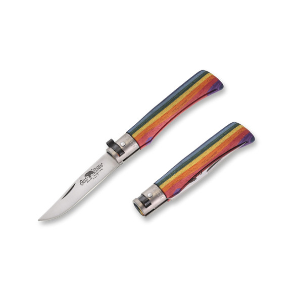 Old Bear Classic Small Rainbow Pocket Knife