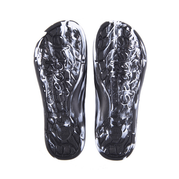 Slappa's Arch Support Thongs - Black & White