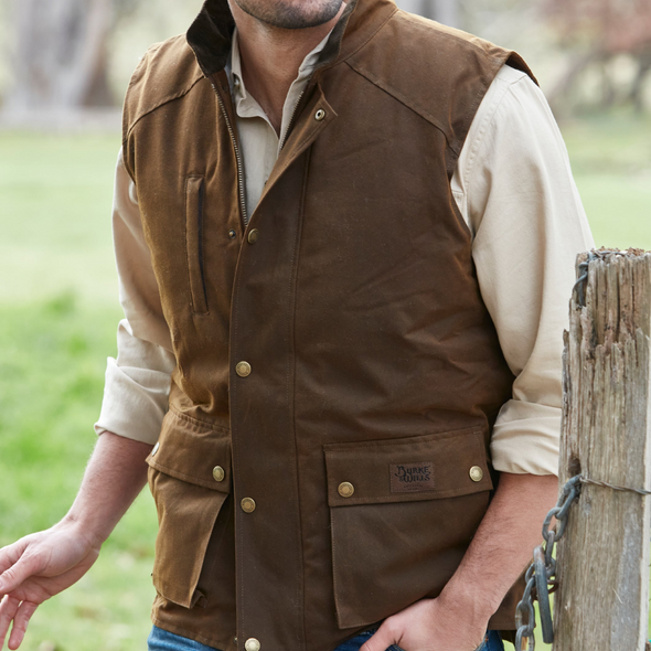 Burke & Wills Mens Bronze Derwent Vest