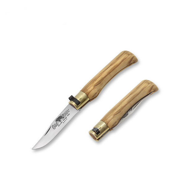 Old Bear Classical Olive Wood Large Pocket Knife